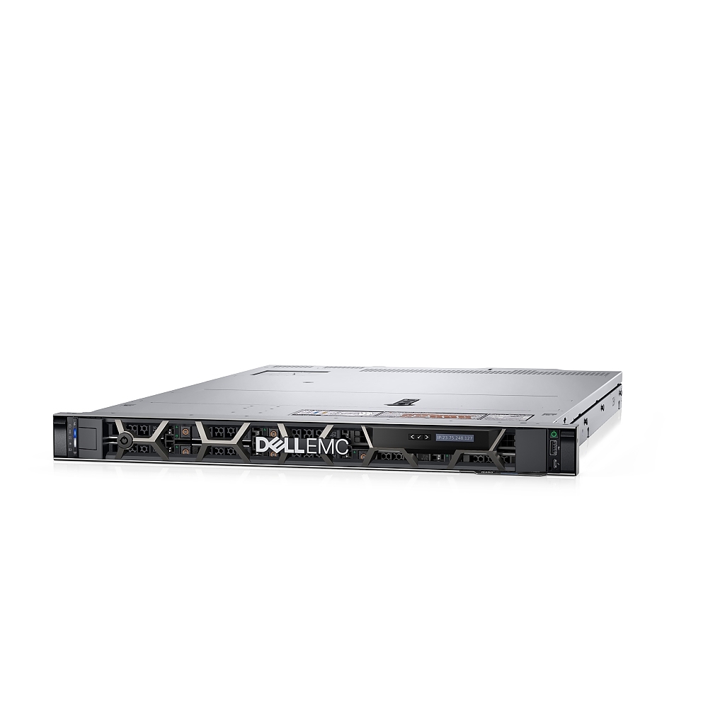 Dell PowerEdge R450, Chassis 8 x 2.5"(SAS, SATA), Intel Xeon Silver 4314, 32GB (1x32GB) 3200MT's RDIMM Dual Rank, 1x480GB SSD SATA RI 6Gbps 512 2.5" Hot-plug, Ready Rails A11, Bezel, , PERC H755, iDRAC9 Enterprise 15G, Dual 700W Titanium, 3Y Basic Onsite