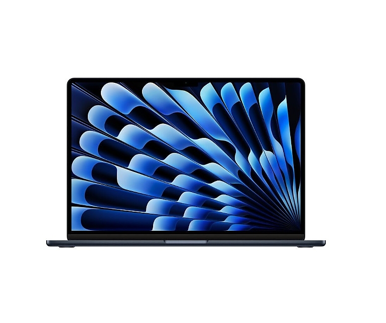 Apple 15-inch MacBook Air: Apple M3 chip with 8-core CPU and 10-core GPU, 16GB, 256GB SSD - Midnight