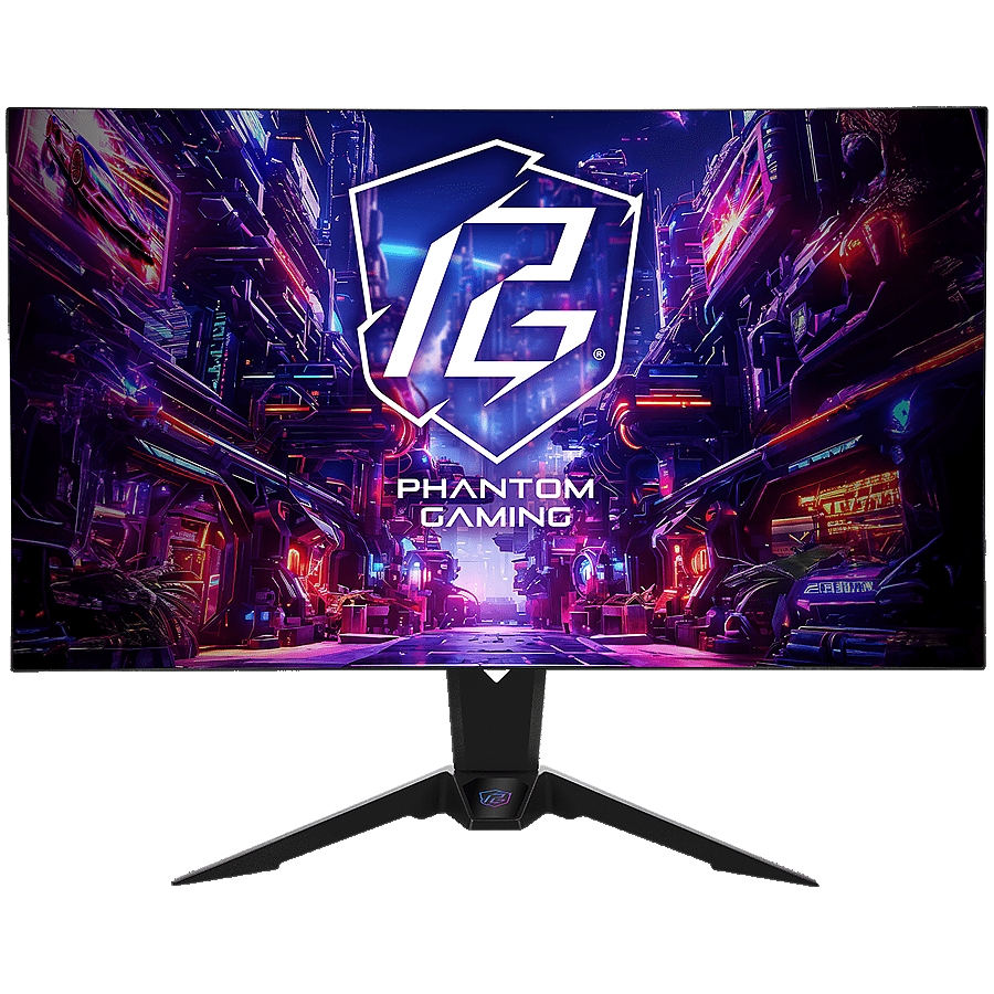 Asrock Gaming Monitor, 31.5" 4K (3840x 2160) OLED, AG, 240/480 Hz, 132% sRGB, 16:9, 1 500 000:1, 178/178, 0.03 ms, High, Swivel and Tilt adjustment, 2x 5W Speakers, 2x HDMI 2.0, 2x DP 1.2, 4x USB 3.2, 1x USB-C, 1x Audio (3.5mm), Wi-Fi antenna, 3Y