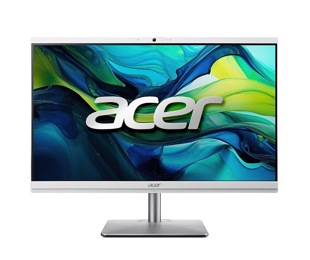 Acer Aspire C24-195ES, 23.8" FHD(1920x1080) non touch, Intel Core Ultra 5 125U (up to 4.30GHz, 12MB ), 1*16GB DDR5, 512GB PCI-e SSD +M.2 free slot, no DVD, Intel Graphics, Kbd & Mouse Wireless, RJ-45, WiFi AX & BT, Height Adj., No OS, 2Y Warranty