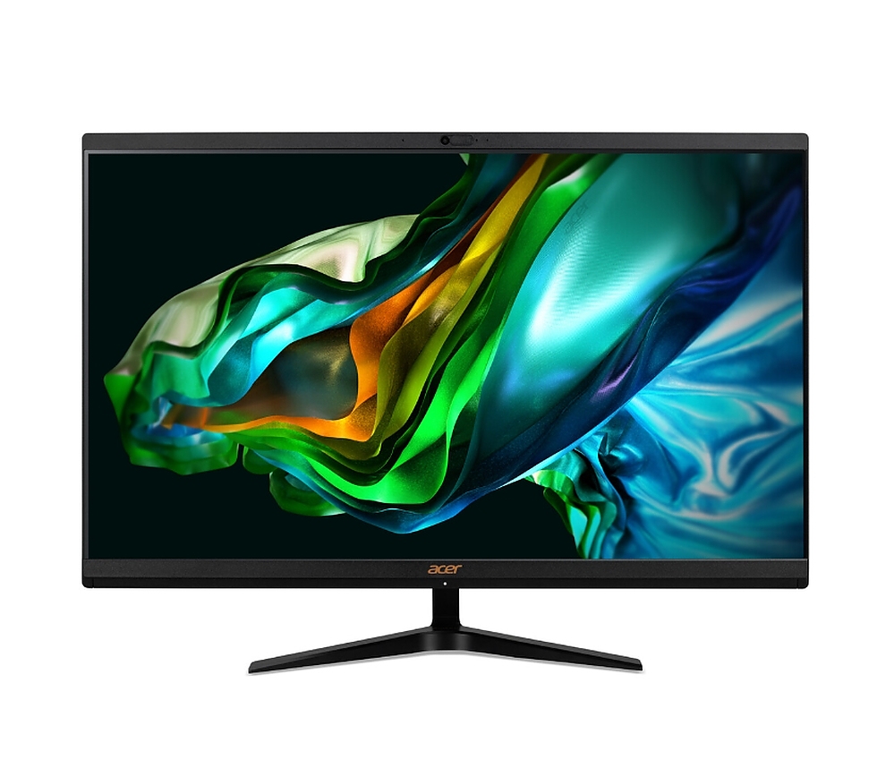 Acer Aspire C27-1800 27" FHD IPS AiO, Intel Core i5-1334U (up to 4.60GHz, 12MB), 1*16GB DDR4, 1024GB SSD + Free 2.5" slot, no DVD, Intel Iris Xe Graphics, HDMI out, 3*USB 3.2/2.0, Type- C, RJ-45, WiFi AX&BT, 5MPCam+mic., KBD& Mouse USB, Tilt, NO OS, 2Y