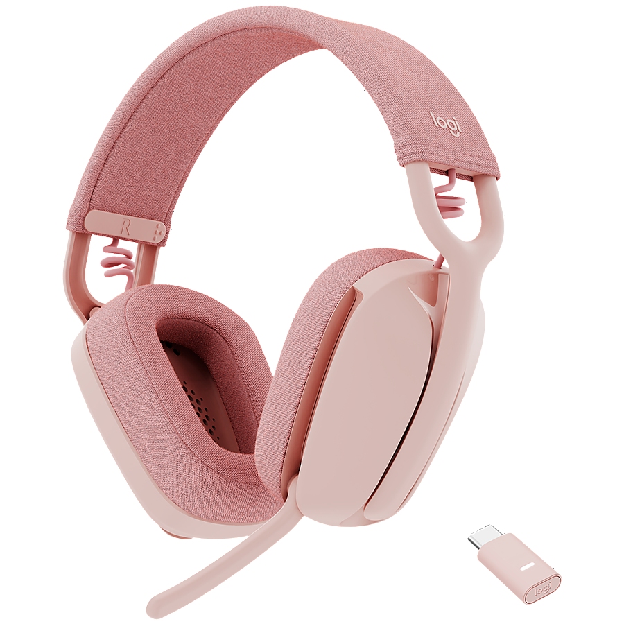 LOGITECH ZONE VIBE WIRELESS MS - ROSE,A00167/A00172,MS,MFI - BT - EMEA-914 - QUADRUN DG,TEAMS,ZOOM,GOOGLE