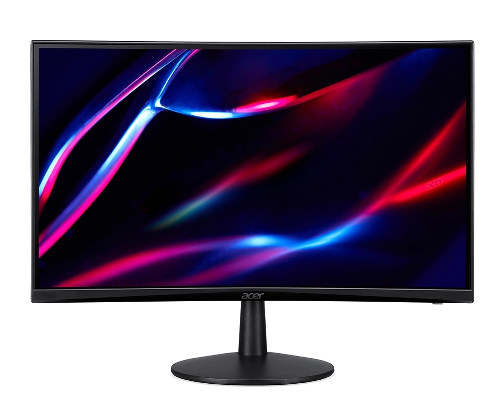 Acer Nitro ED240QS3bmiipx, 23.6" Curved 1500R, VA, Anti-Glare, FHD 1920x1080, ZeroFrame, FreeSync Premium, 180Hz, 1ms, 100M:1, 250 cd/m2, 1xDP, 2xHDMI, HDR ready, Speakers 2Wx2, Audio in/out, VESA, Tilt, Acer Display Widget, Black + Acer Nitro ED240QS3bm