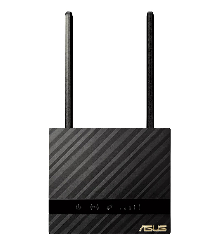 Asus 4G Router, 4G-N16, N300, 4G Cat. 4, 3G/4G support, Black