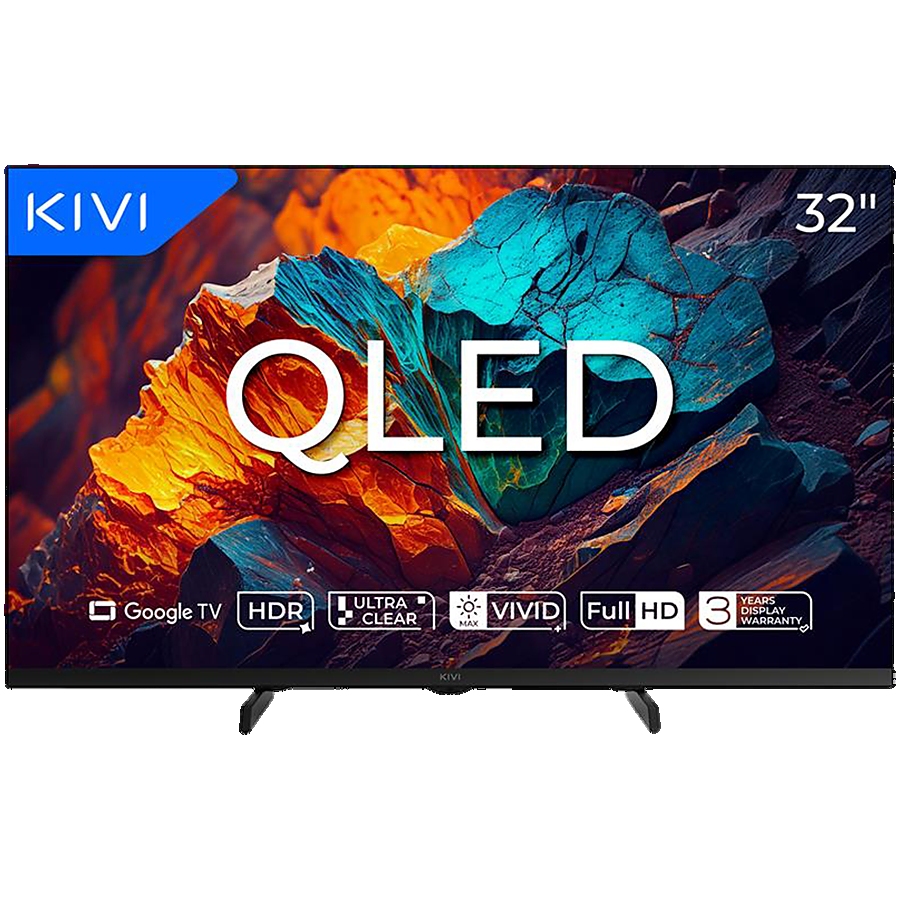 TV KIVI 32F720QB 32'' QLED FHD Google TV, Dolby Audio, Max Vivid