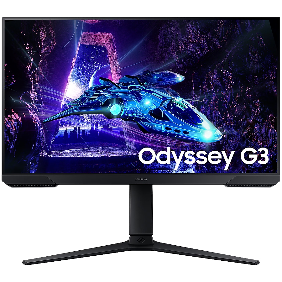 Monitor LED Samsung LS24DG300EUXEN G30D, 24" FHD FLAT 16:9 (1920x1080) VA 180Hz, 250 cd/㎡, 3000:1, 1ms, 178/178, 1xDP 1xHDMI, 3.5 jack Tilt, Swivel, Rotate, Height Adjust, VESA 100x100, 2Y