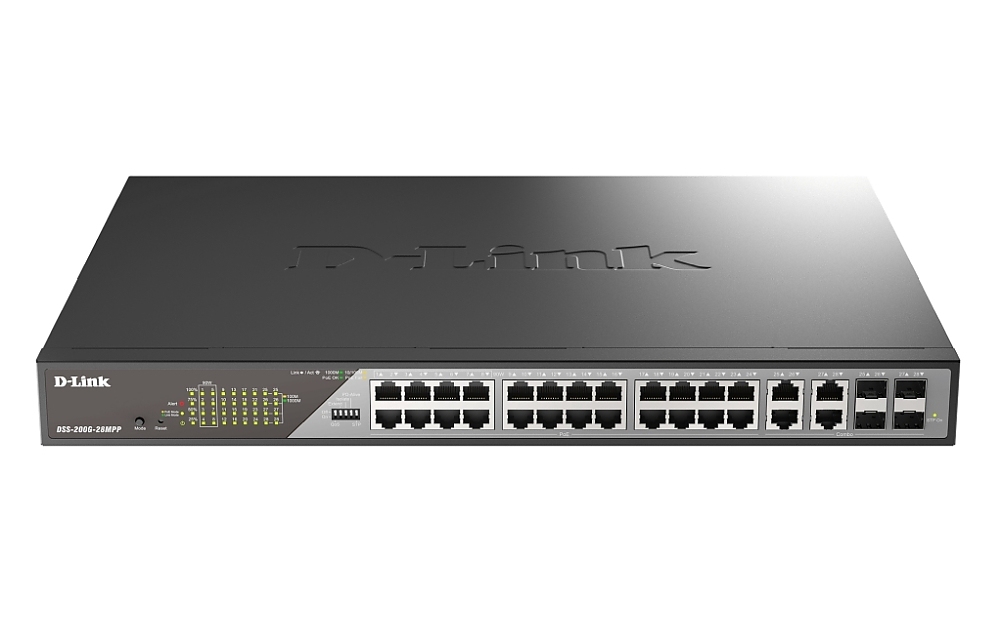 D-Link 28-Port Gigabit Ethernet PoE++ Surveillance Switches