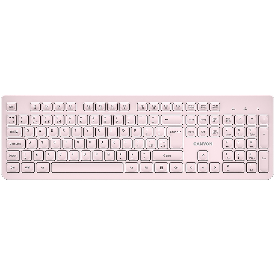 CANYON keyboard HKB-W01 UK/US AAA Wireless Beige