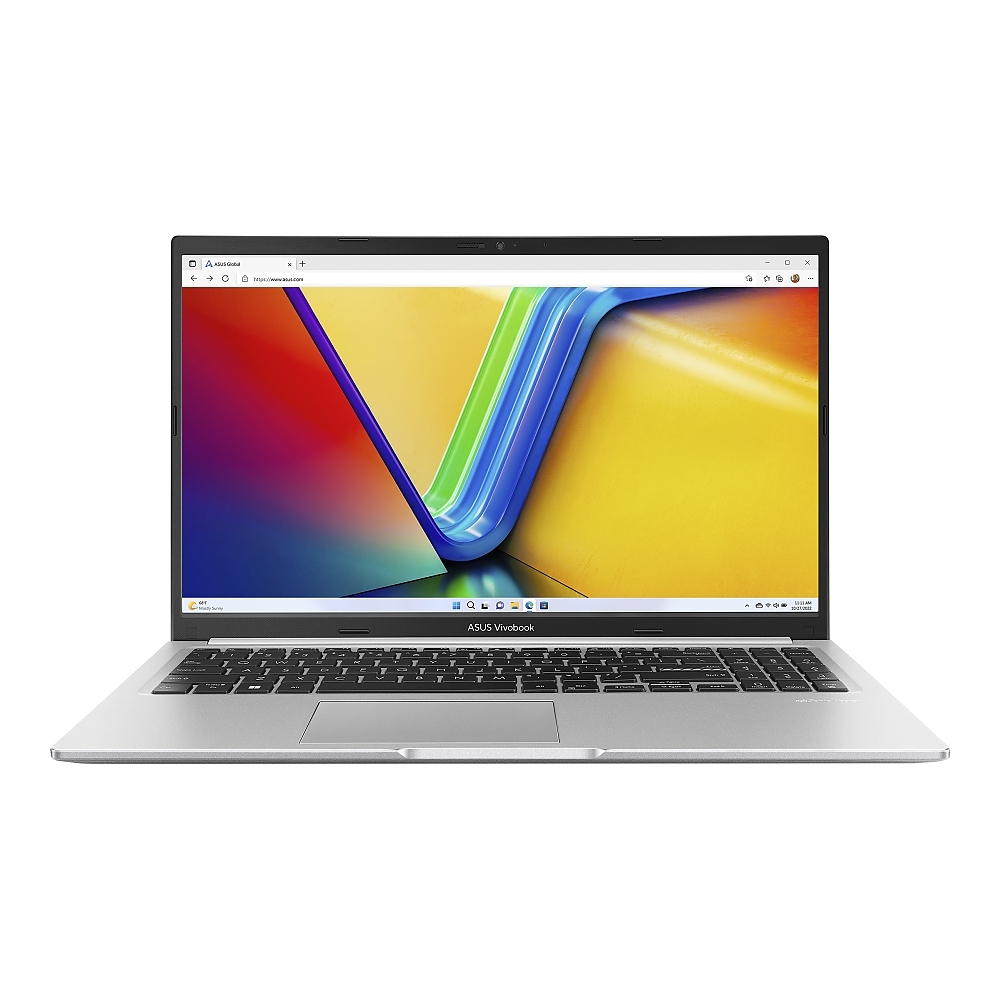 Asus Vivobook M1502YA-BQ086, AMD Ryzen R7-7730U, 15.6 "FHD  (1920X1080) 16:9,16GB LPDDR4 (8 GB on BD),1TB SSD,Backlit Keyboard , NO OS, Silver