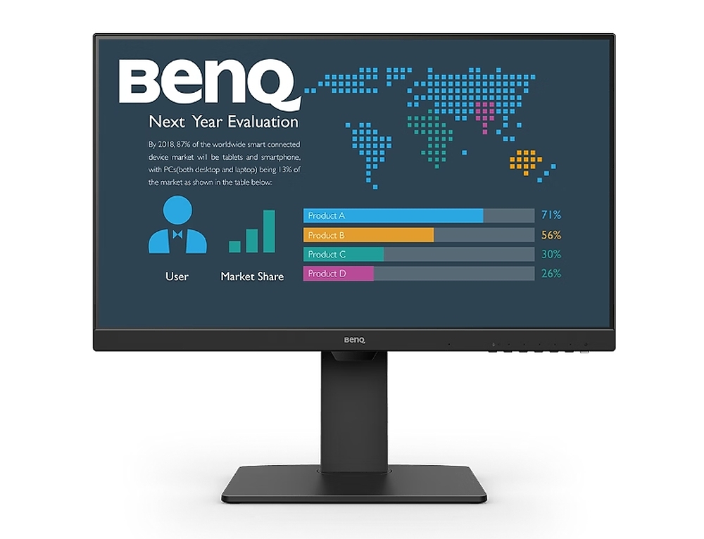 BenQ BL2786TC, 27" IPS, 1920x1080 FHD, AG, 100Hz, 5ms, 99% sRGB, B.I. Gen2, LBL, ePaper, Eye-CareU, Daisy Chain, Ergo Design, Coding mode, USB-C (DP alt. PD 65W), DP1.2, HDMI1.4, DP out (MST), Speaker 2Wx2, Height Adj. 130mm, VESA 100