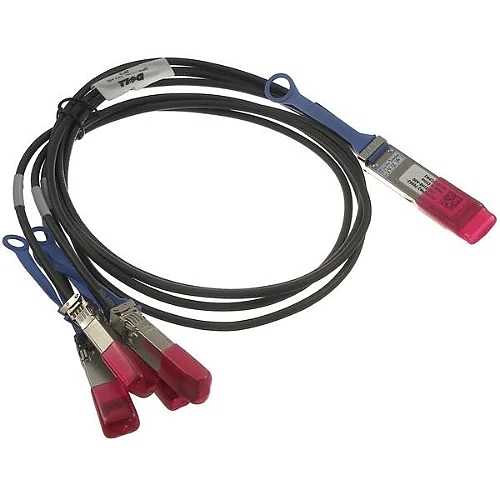 Dell Networking Cable100GbE QSFP28 to 4xSFP28 Passive DirectAttachBreakout Cable, 2 Meter, Customer Kit