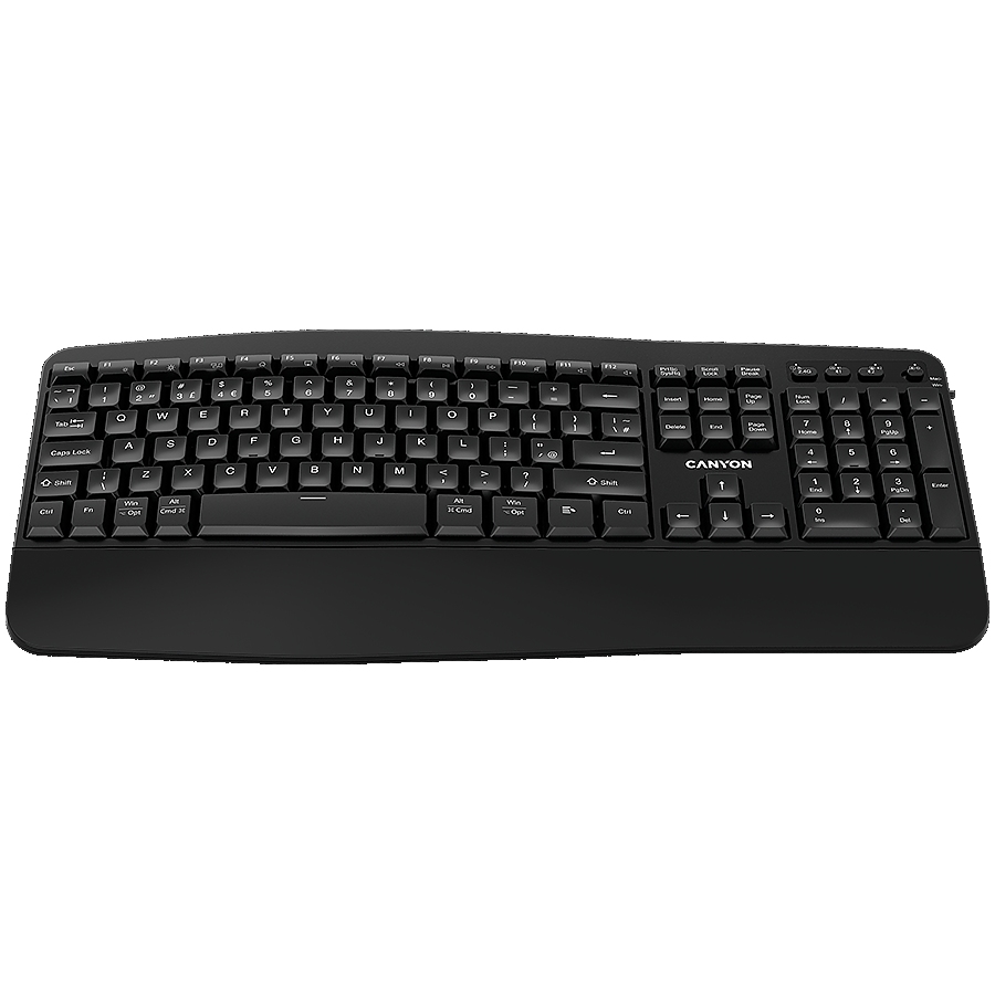 CANYON keyboard HKB-W6 Wireless Black