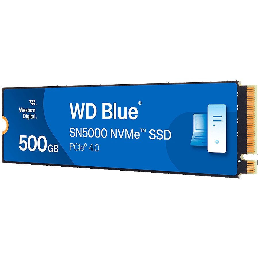 SSD WD Blue SN5000 NVMe (M.2 2280, 500GB, PCIe Gen4 16GT/s, up to 4 Lanes)