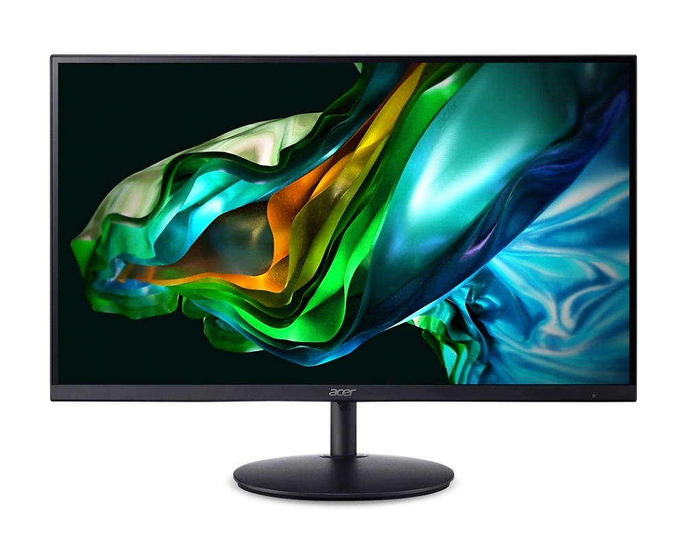 Acer SH242YEbmihux, 23.8", IPS, Anti-Glare, FHD 1920x1080, ZeroFrame, FreeSync, 100Hz, 1ms, 100M:1, 250 cd/m2, HDMI, 1xUSB Type -C (65W), Speakers, Audio out, VESA, Tilt, Swivel 360',Heght Adj.Bluelight shield, Black+Acer USB Webcam Built in Microphone
