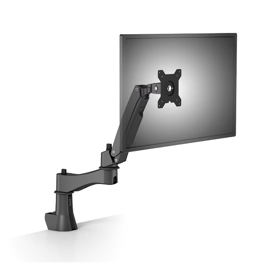 BenQ Arm, Monitor Arm for desk mount AS10, Compatible with 21.5/ 24 / 27” monitors, for ALL GL/GW/BL/PD/EW/SW models with VESA mounting possibility 100mm or 75mm, from 2.5 kg to 8 kg, 315mm height adjustment