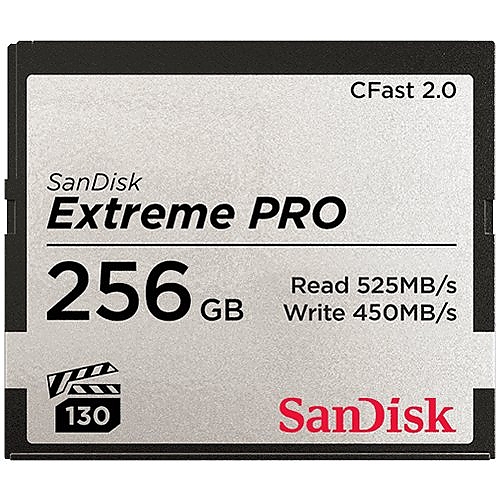 SanDisk Extreme PRO CFAST 2.0 256GB 525MB/s VPG130