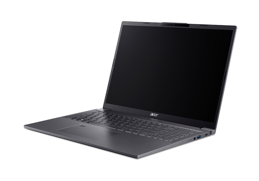 Acer Aspire 16, A16-71M-70ER,Intel Core Ultra 7 155H (up to 4.80GHz, 24MB), 16" WUXGA+ (2048x1280) OLED 120Hz, 400nit, 1*16GB DDR5X 4600MHz, 512GB PCIe NVMe SSD, Intel UMA, FHD Cam, WiFi 6E, BT 5.3, Backlit Kbd, No OS, Steel Gray