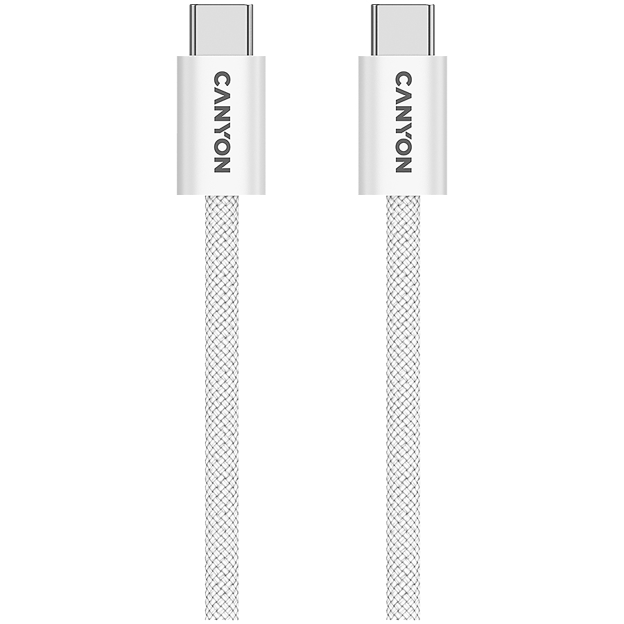 CANYON cable OnWire 60MG C-C 60W Magnet Braided 1m White