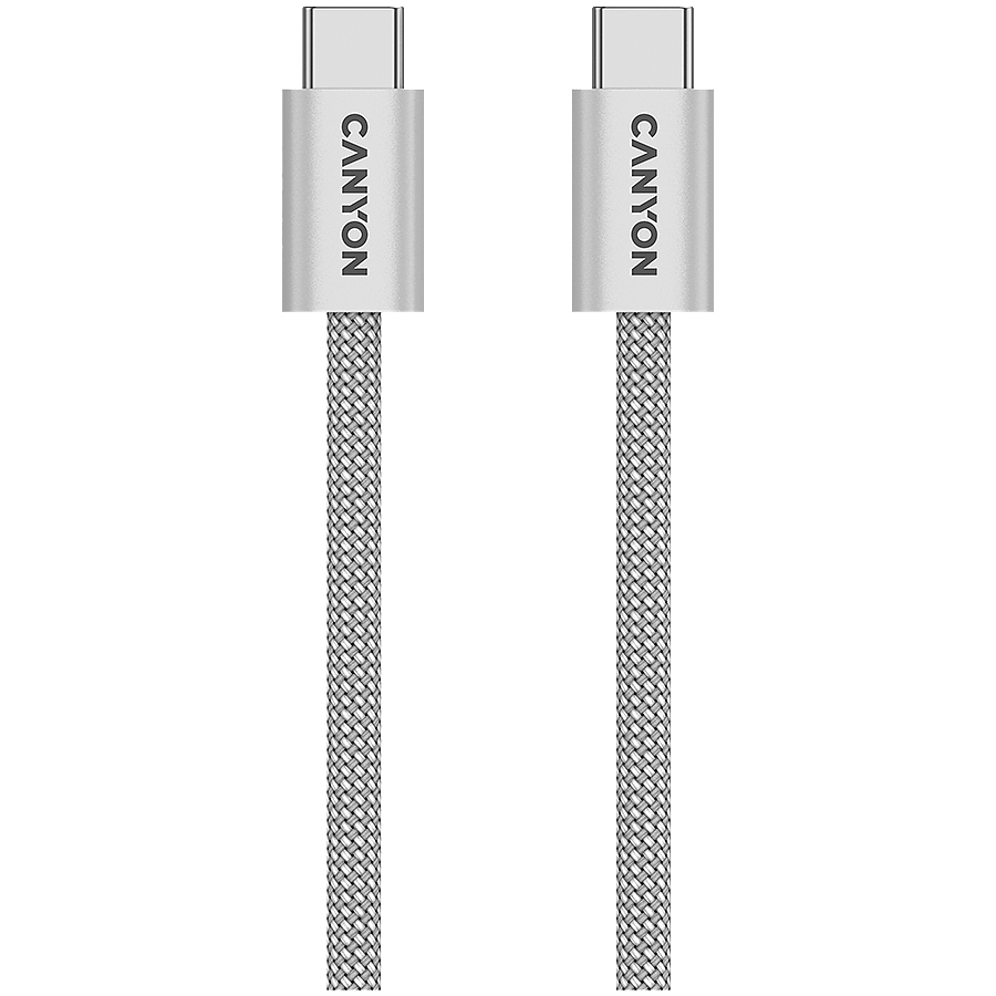 CANYON cable OnWire 60MG C-C 60W Magnet Braided 1m Light Grey