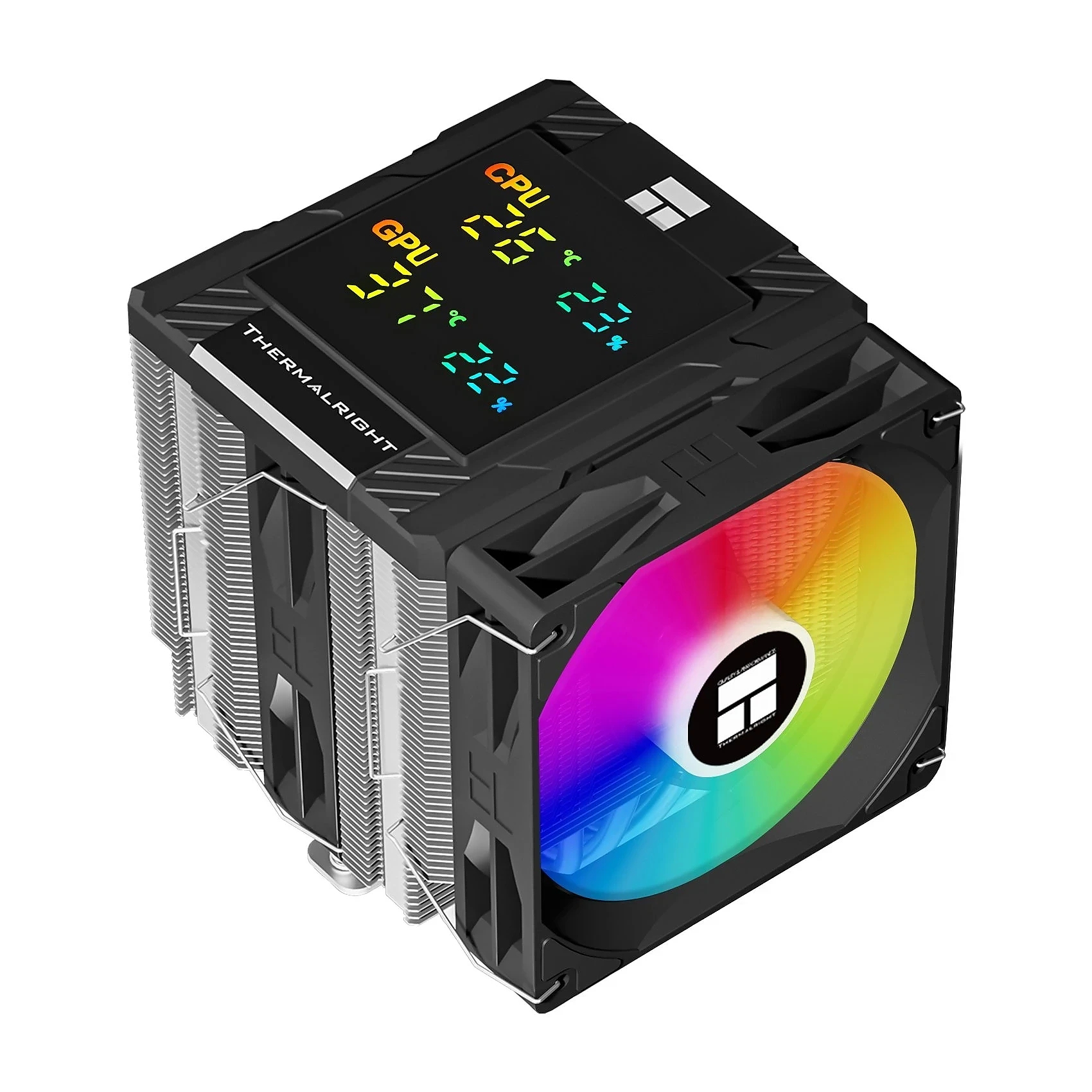 Thermalright охладител CPU Cooler Peerless Assassin 120 Digital A-RGB Black - Dual-Tower - LGA1851/AM5