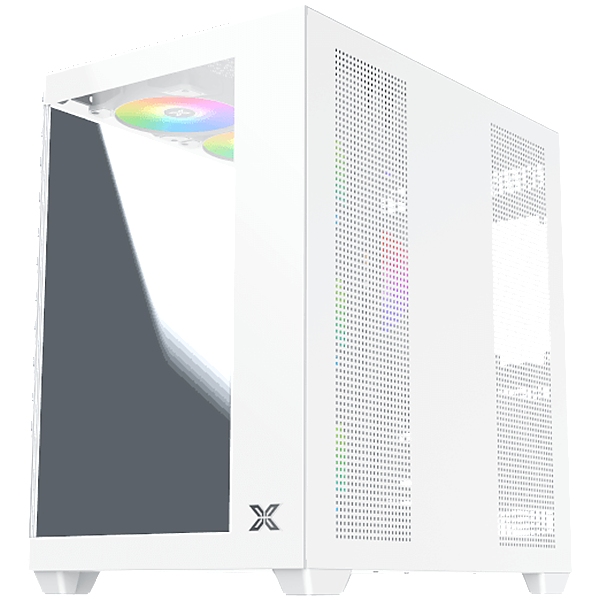 Aqua V Air Arctic (White, ATX, U3x2+Type C, 2PCS TG, 6PCS Z22A Arctic Reverse & 1PC Z22A Arctic & ARGB Remote Control Kit)