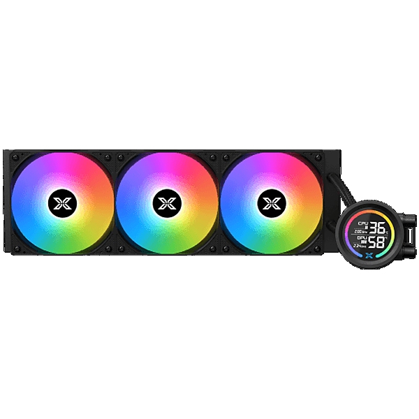 LK 360 Digital (BK AIO,Digital LCD Pump Head & 360mm PWM Fan,Mini ARGB Controller,Intel & AMD Mounting Kit)