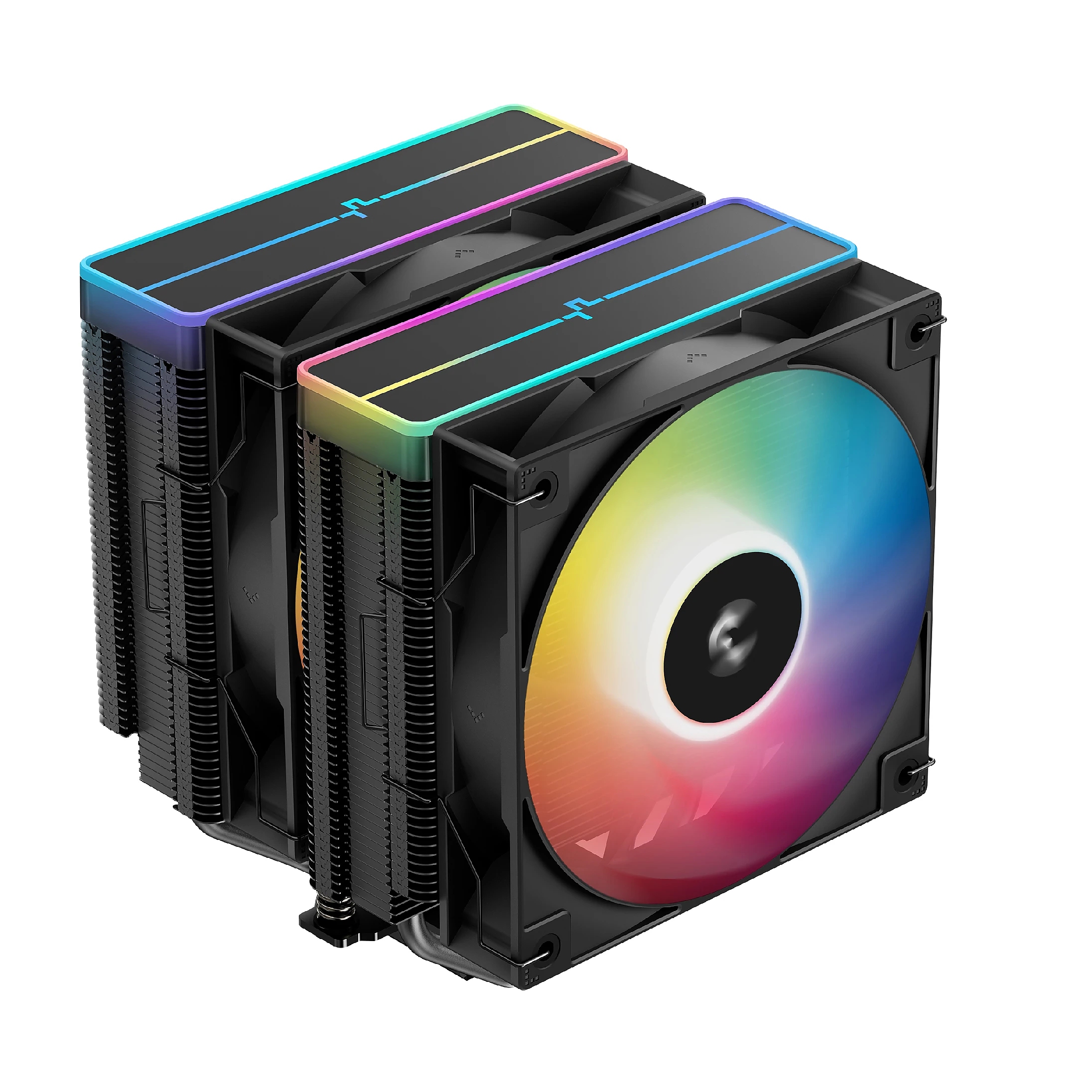 DeepCool охладител CPU Cooler AG620 BK - Addressable RGB V2, Dual-Tower - LGA1851/AM5