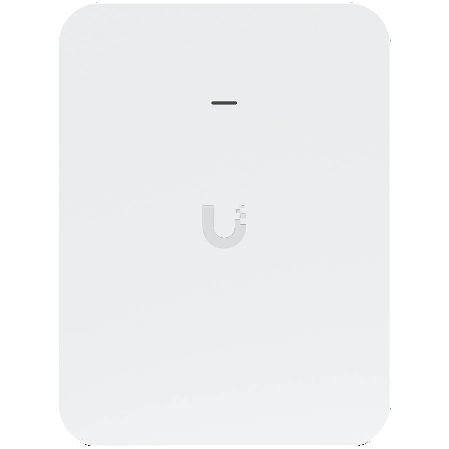 Ubiquiti U7-Pro-Wall mounted WiFi 7 AP with 6 spatial streams and 6 GHz support tailored for home builders with seamless installation options