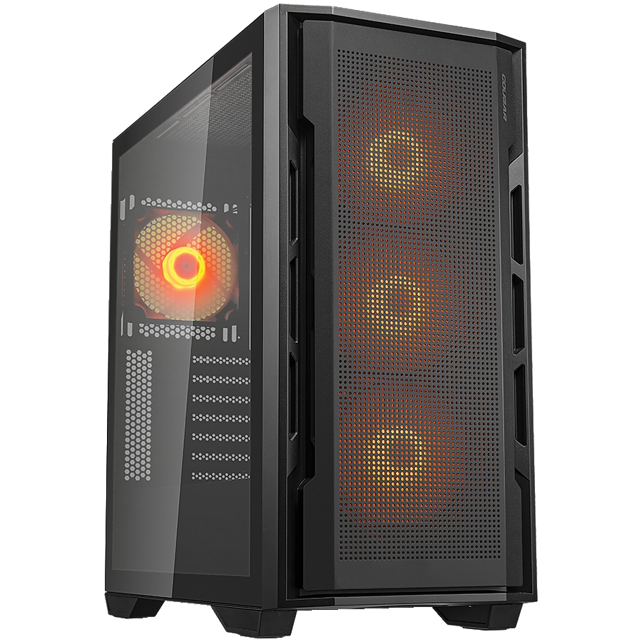 COUGAR UNIFACE RGB PC Case, Mid Tower, Black
