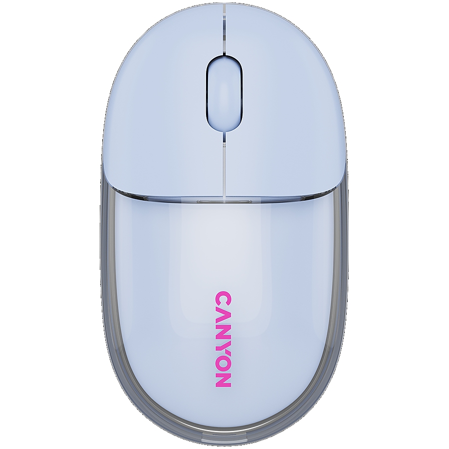 CANYON mouse OnClick 24 BT/ Wireless Transparent/Blue
