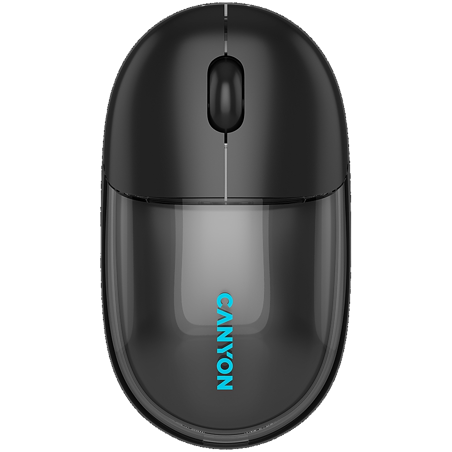 CANYON mouse OnClick 24 BT/ Wireless Transparent/Black