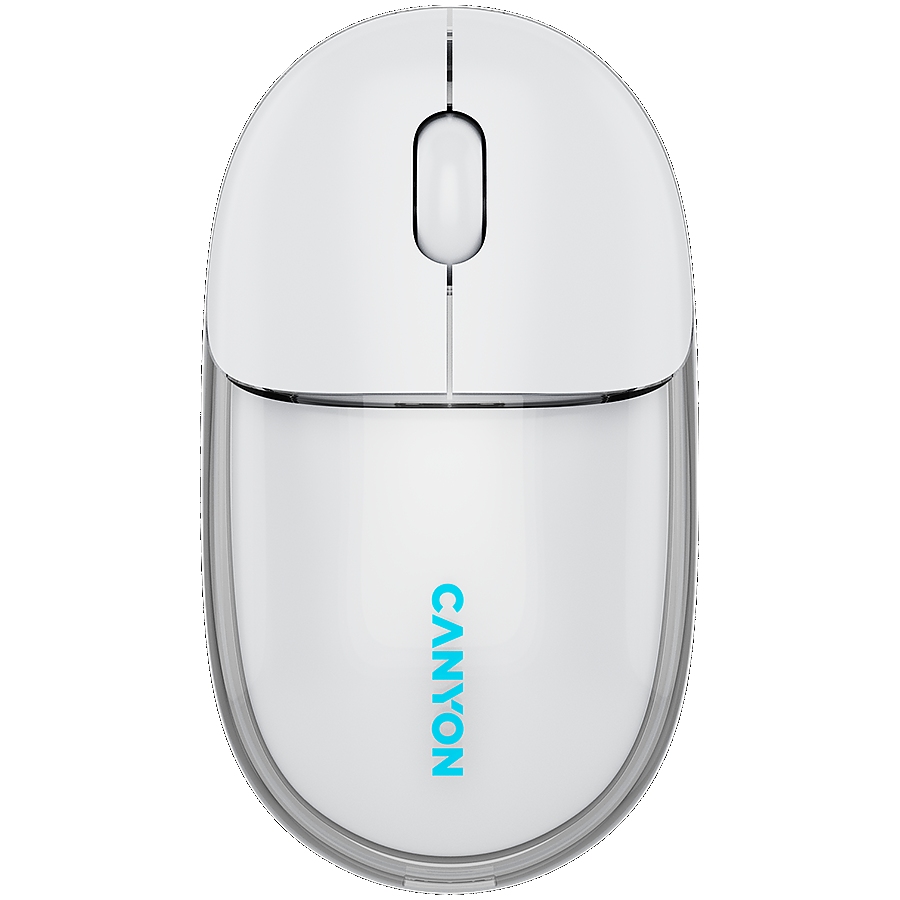 CANYON mouse OnClick 24 BT/ Wireless Transparent/White