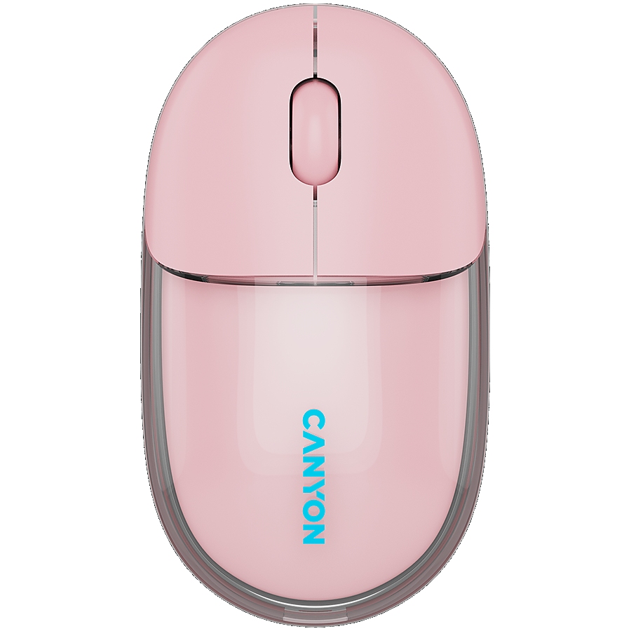 CANYON mouse OnClick 24 BT/ Wireless Transparent/Pink