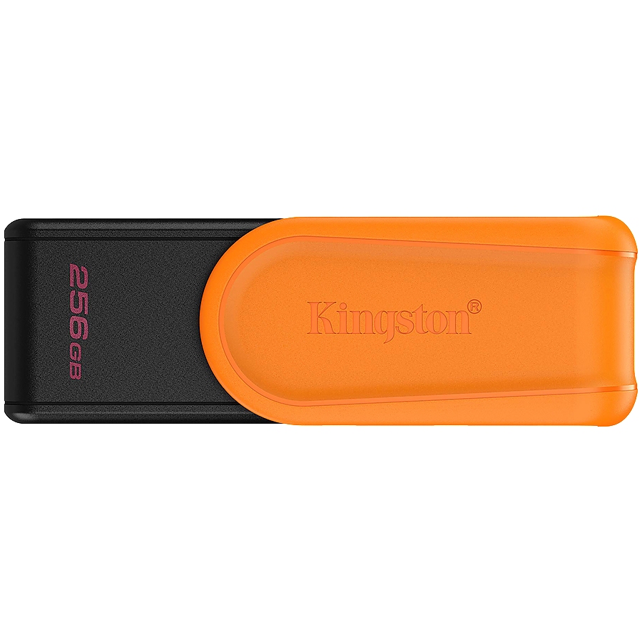 Kingston  256GB Portable USB 3.2 Gen 1 DataTraveler Exodia S (Black/Orange)