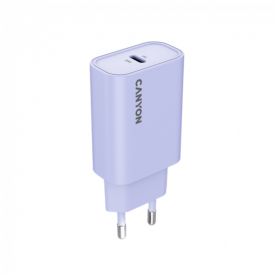 CANYON charger OnCharge 30CL Max Power 30W 1xPD EU Purple