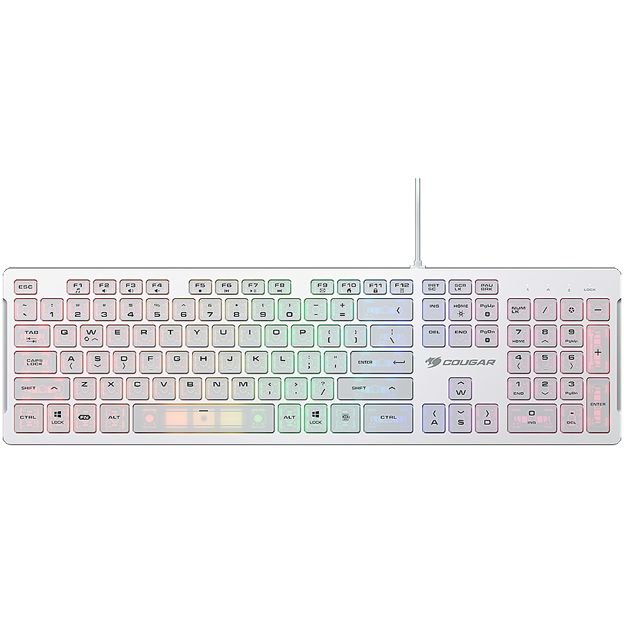 COUGAR VANTAR S Gaming Keyboard, White