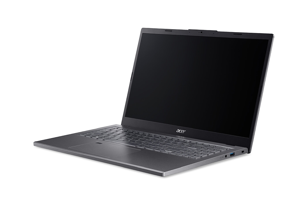Acer Aspire A15-61M-R7W7, AMD Ryzen 7 8840HS (up to 5.10GHz, 16MB), 15.6" FHD IPS SlimBezel, 16GB DDR5 (2x8GB), 512GB PCIe NVMe SSD, AMD Radeon 780M, Wifi 802.11AX, BT, FP, FHD Cam, KB Backlight, No OS, Steel Gray
