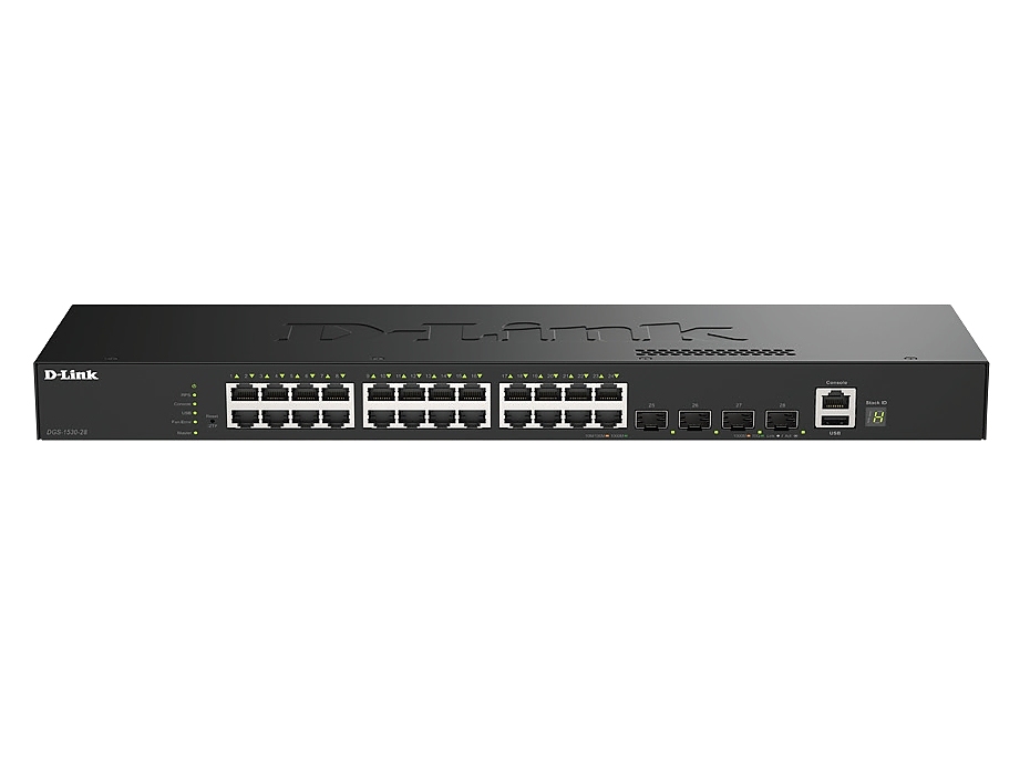 D-Link 24 Ports GE + 4 Ports 10G SFP+ Smart Managed Switch