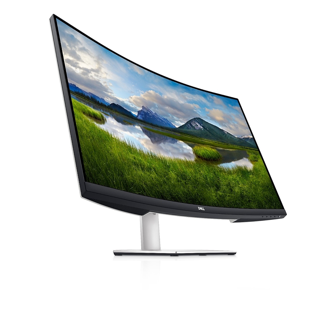 Dell S3221QS, 32" Curved 4K AG, VA, 4ms, 3000:1, 300 cd/m2, UHD (3840x2160),  AMD Radeon FreeSync, 99% sRGB, HDMI, DP, USB 3.0 hub, Speakers,  Audio Line-out, Height Adjustable, Tilt, Black