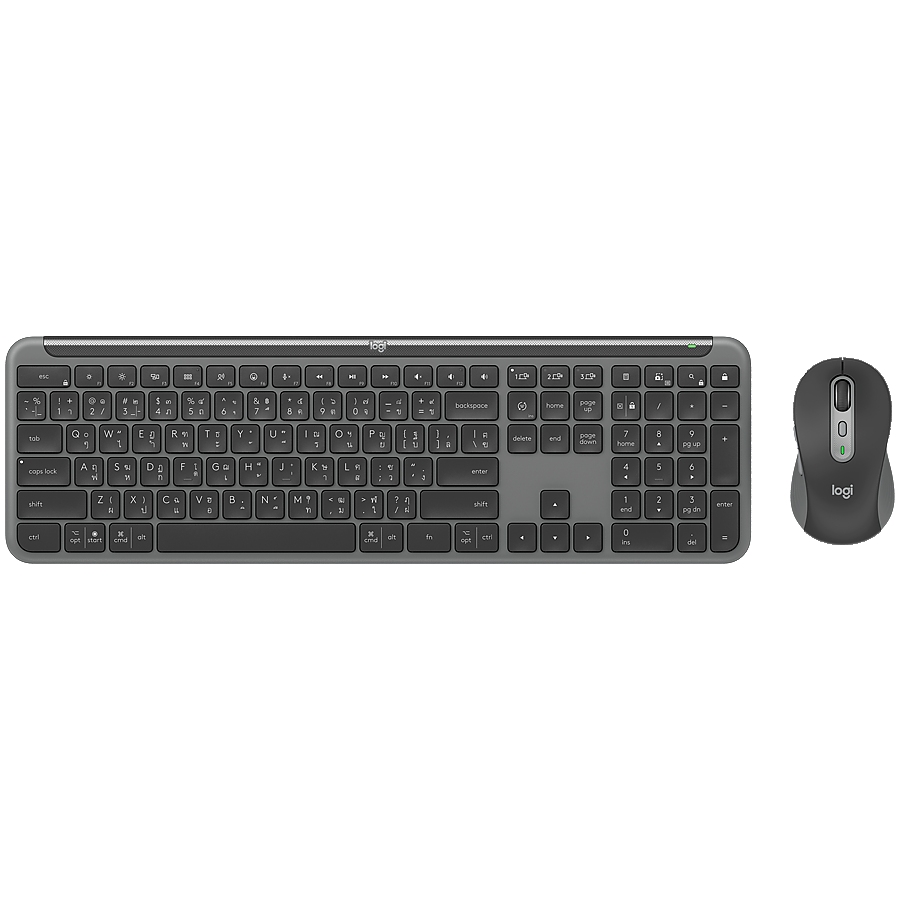 LOGITECH Signature Slim Combo MK950 for Business - GRAPHITE - US INT'L - 2.4GHZ/BT - INTNL-973