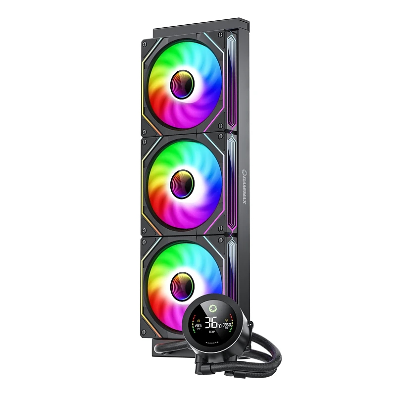Gamemax водно охлаждане Water Cooling IceBurg 360 Digital Black - Addressable RGB