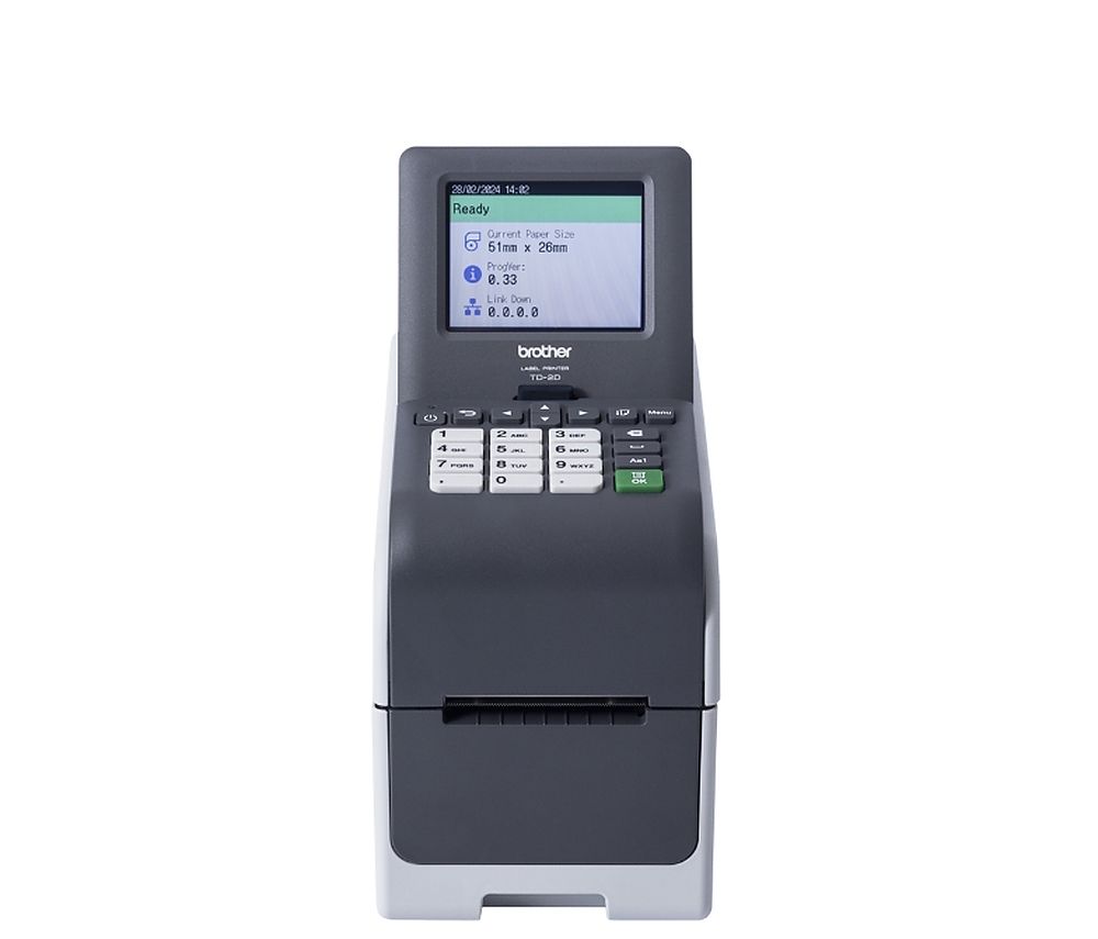 Brother TD-2320DSA300 2" Network Label printer (300dpi Touch screen)