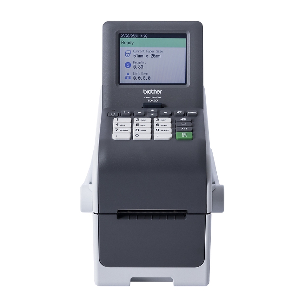 Brother TD-2350DSAH300 2" Network Label printer (300dpi Touch screen) Wi-Fi / Bluetooth / Handle
