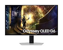 Monitor Gaming Samsung Odyssey LS27DG610SUXEN G6, 27" 2560x1440 16:9 OLED 240Hz, 0.03 ms, 250 cd/m2, 1m:1, 2xHDMI, 1xDisplayPort, 3.5mm audio jack, USB Hub, Height Adj, Tilt, Swivel, Pivot, 2Y