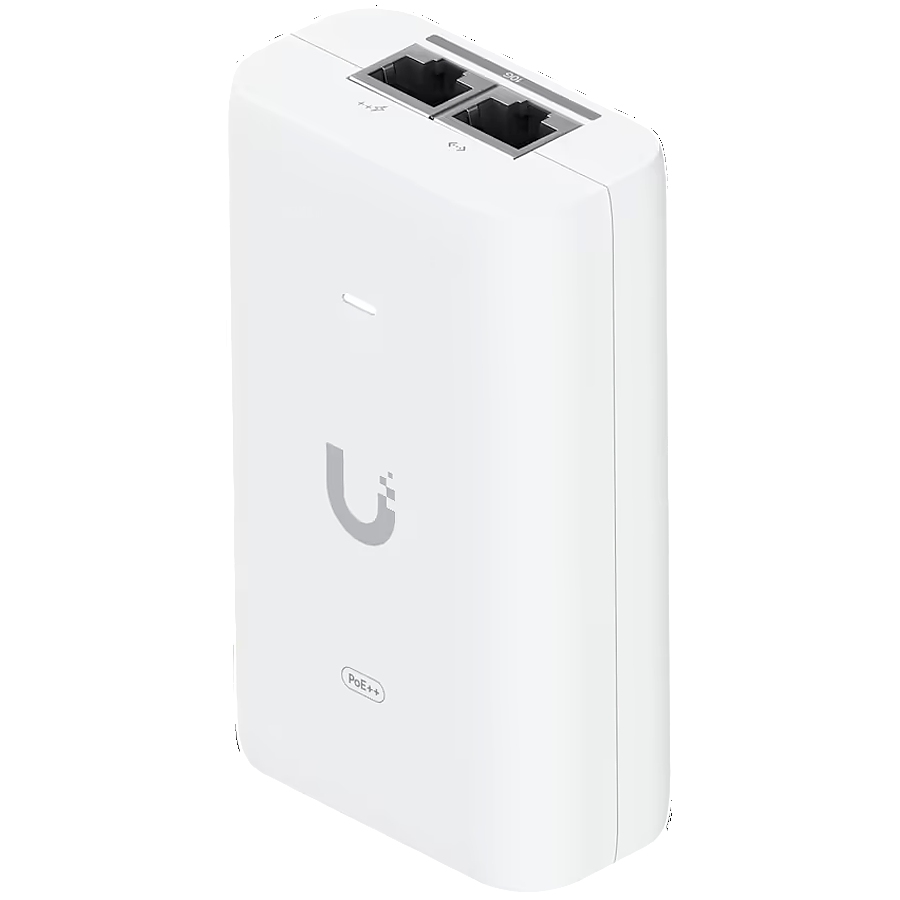 Ubiquiti UniFi UACC-PoE++-10G-EU 10G PoE++ Adapter (60W), can power UniFi PoE++ devices, reduce dependency on PoE switch power, and provide a Multi-Gigabit LAN connection