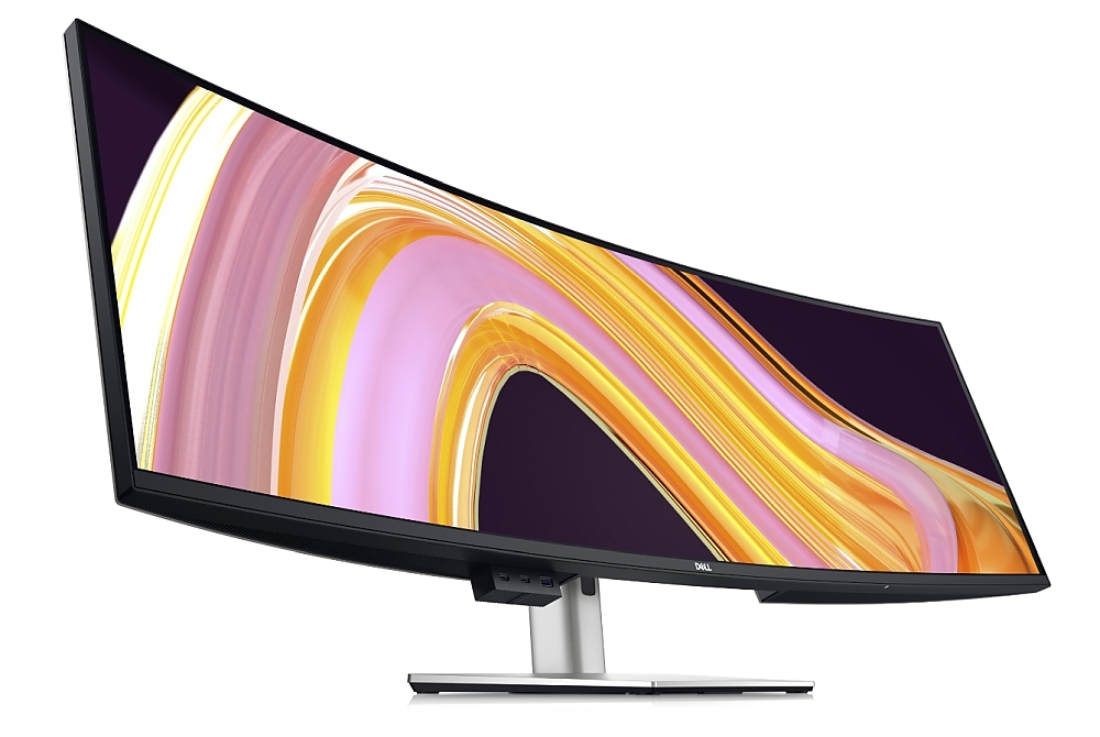 Dell U4924DW, 49" Curved  Dual QHD, IPS AG, UltraSharp, 5ms, 2000:1, 350 cd/m2, 5120 x 1440, 100% sRGB, HDMI, DP, USB-C hub, RJ45, PD 90W, Speakers, Audio line-out, Height Adjustable, Swivel, Tilt, Black