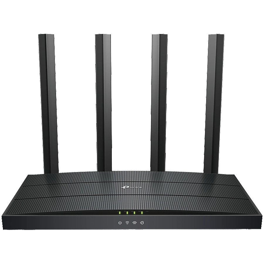 AX1500 Dual-Band Wi-Fi 6 RouterSPEED: 300 Mbps at 2.4 GHz + 1201Mbps at 5 GHzSPEC: 4Г— Antennas, 1GHz Dual Core CPU, 1Г— Gigabit WAN Port + 3Г— Gigabit LAN Ports, 1024-QAM, OFDMAFEATURE: Tether App, WPA3, Access Point Mode, IPv6 Supported, IPTV, Bea
