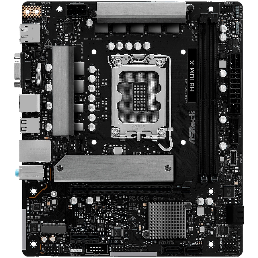 ASROCK H810M-X mATX LGA1851 DDR5