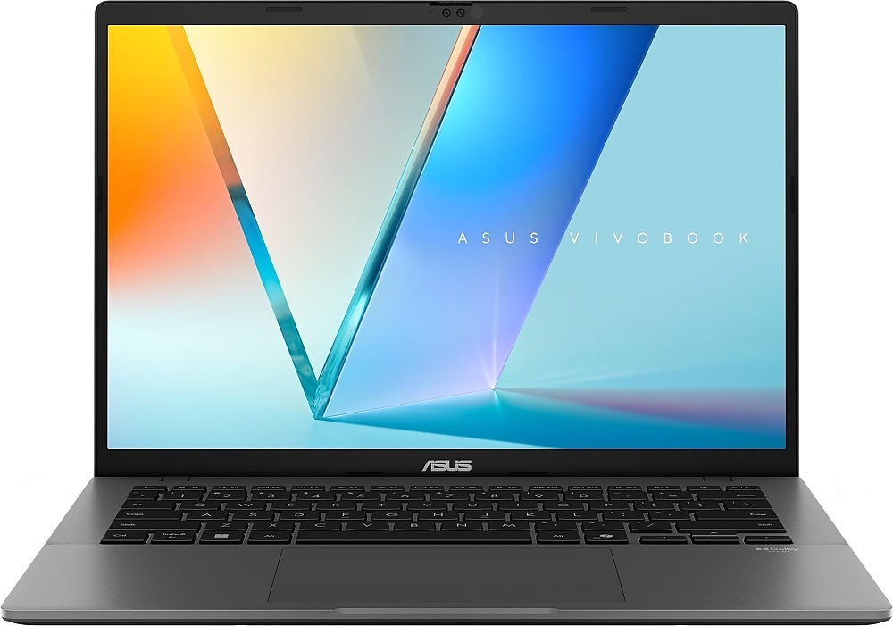 Asus Vivobook S M3407KA-SF030,AMD Ryzen 5 AI,14.0 OLED WUXGA(WU) 1920X1200 16:10 Bend+300nits Glare DCI-P3:95% Glare 60 Hz,16GB DDR5 (on BD),1TB SSD,Backlit Chiclet Keyboard with Num-key, No OS, Matt Grey, AI PC +Backpack