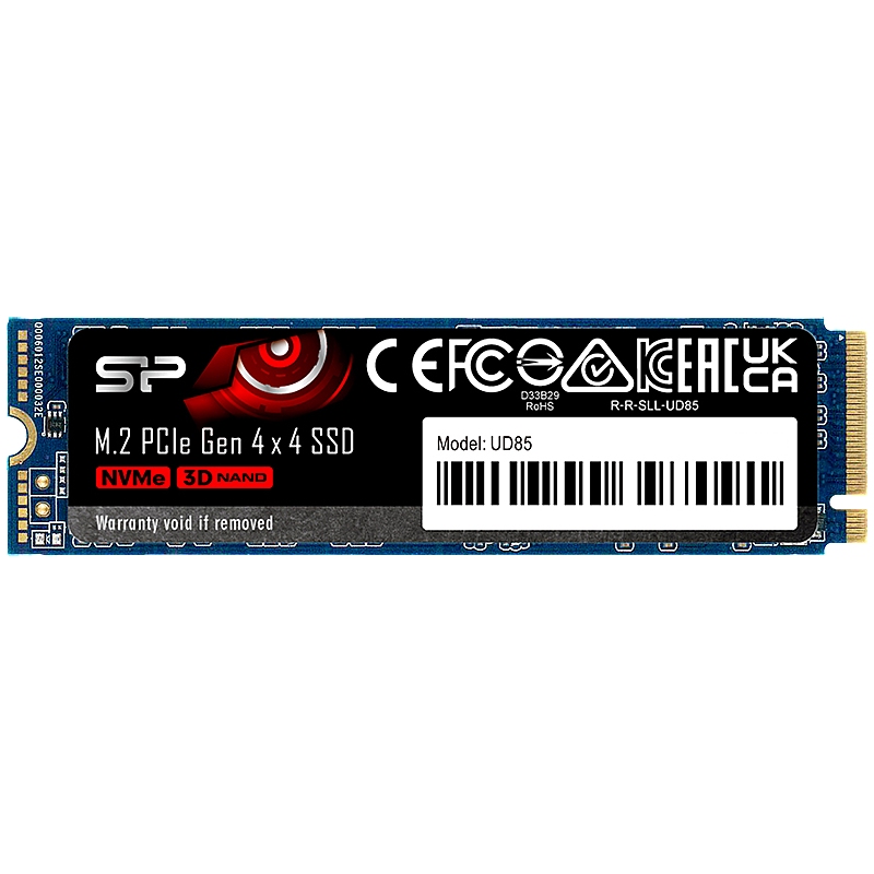 Silicon Power SSD UD85 500GB M.2, 2280, PCIe 4.0 x4, Read/Write: 3600 / 2400 MB/s